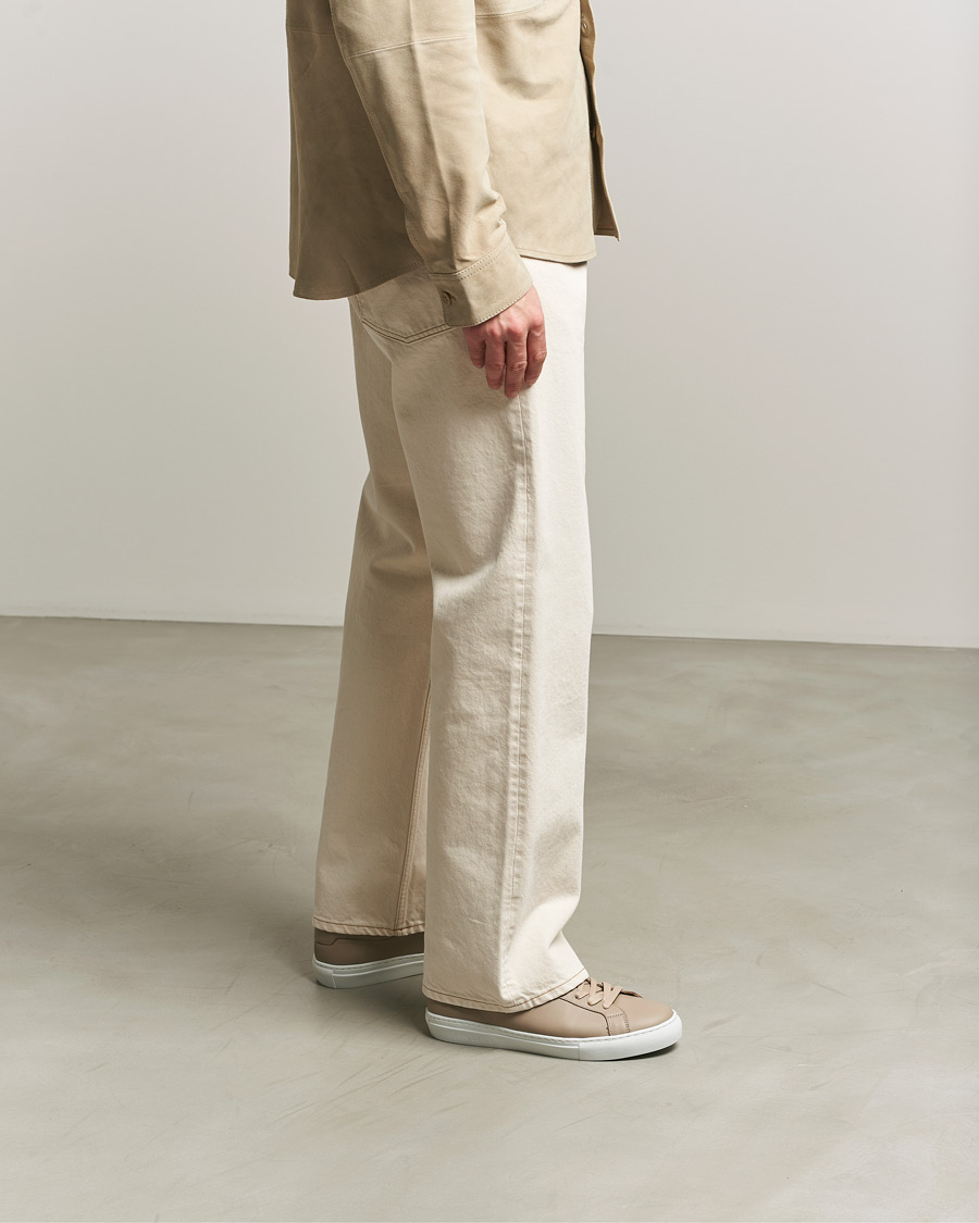 Herre | Sneakers | LES DEUX | Theodor Leather Sneakers Irish Cream Beige