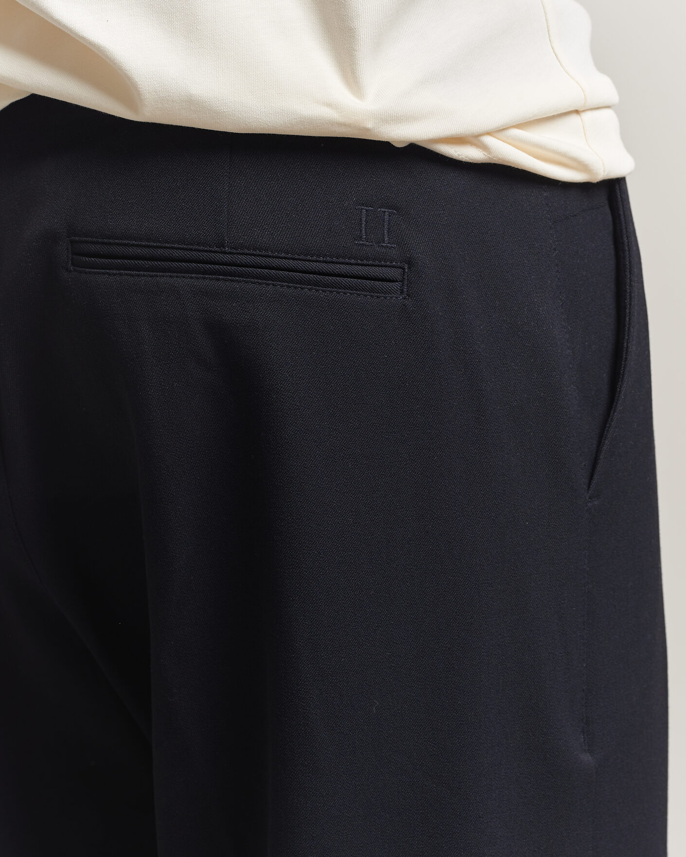 Herre | Bukser | LES DEUX | Como Solid Slack Pants Dark Navy