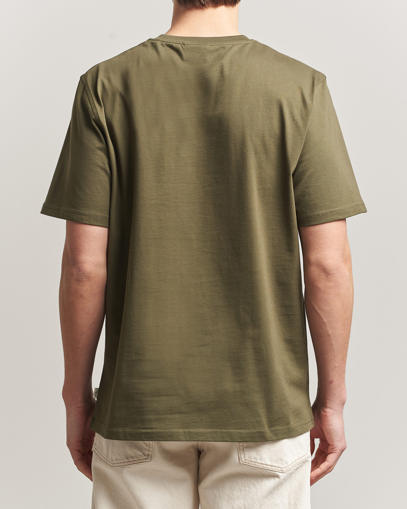 Herre | T-Shirts | LES DEUX | Brday Emblem T-Shirt Olive Night Green