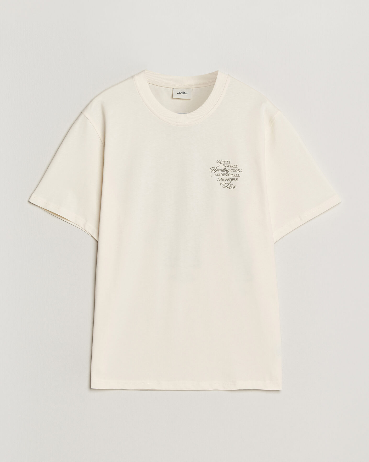 Herre | T-Shirts | LES DEUX | Ben Faience T-Shirt Eggnog White