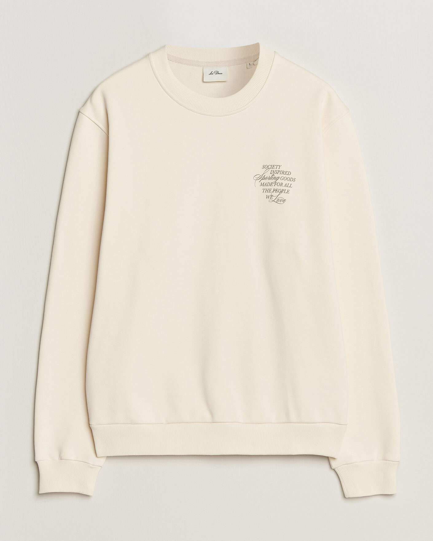Herre | Gensere | LES DEUX | Ben Faience Sweatshirt Eggnog White