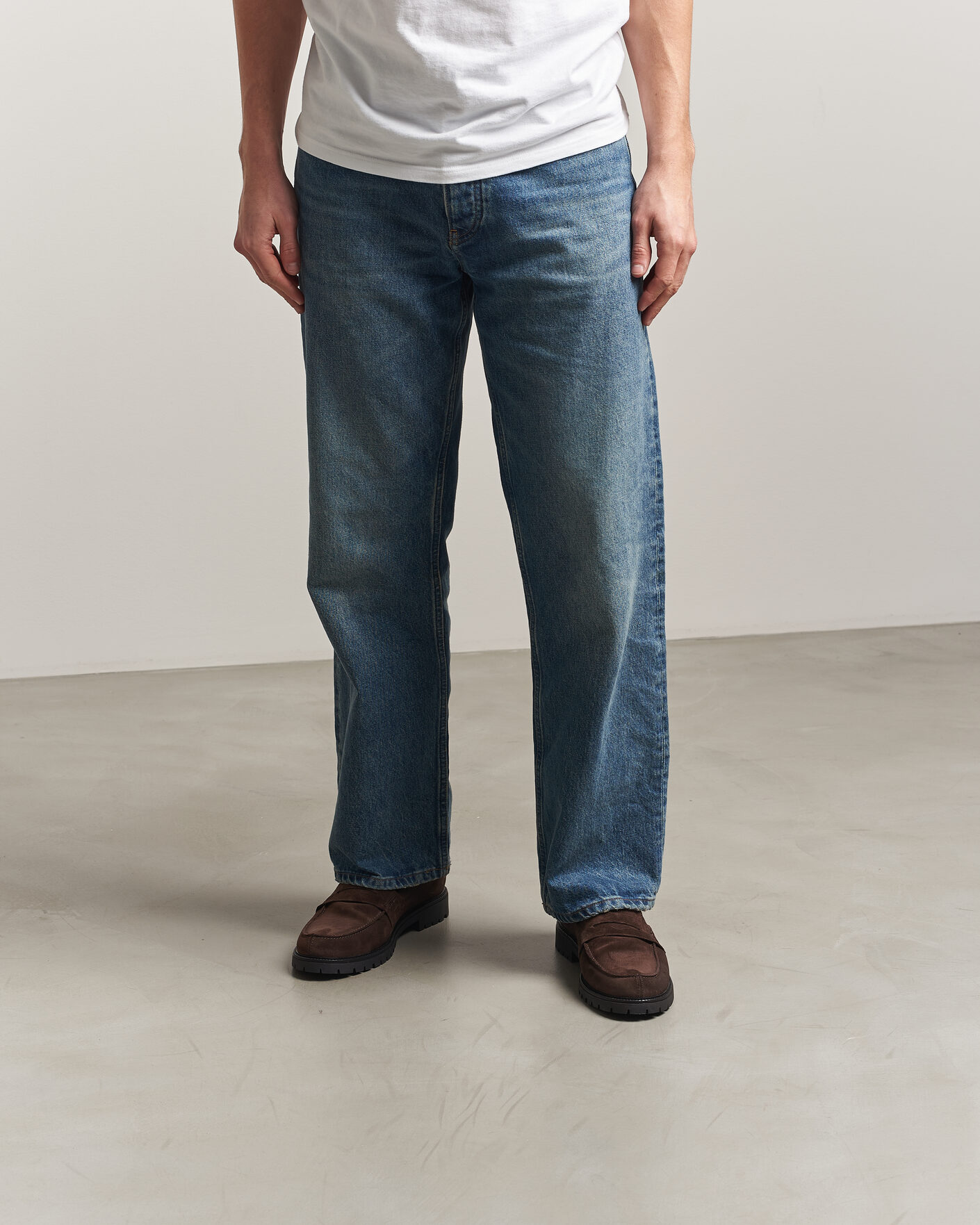 Herre | Loafers | LES DEUX | Taylor Oil Suede Loafers Turkish Coffee