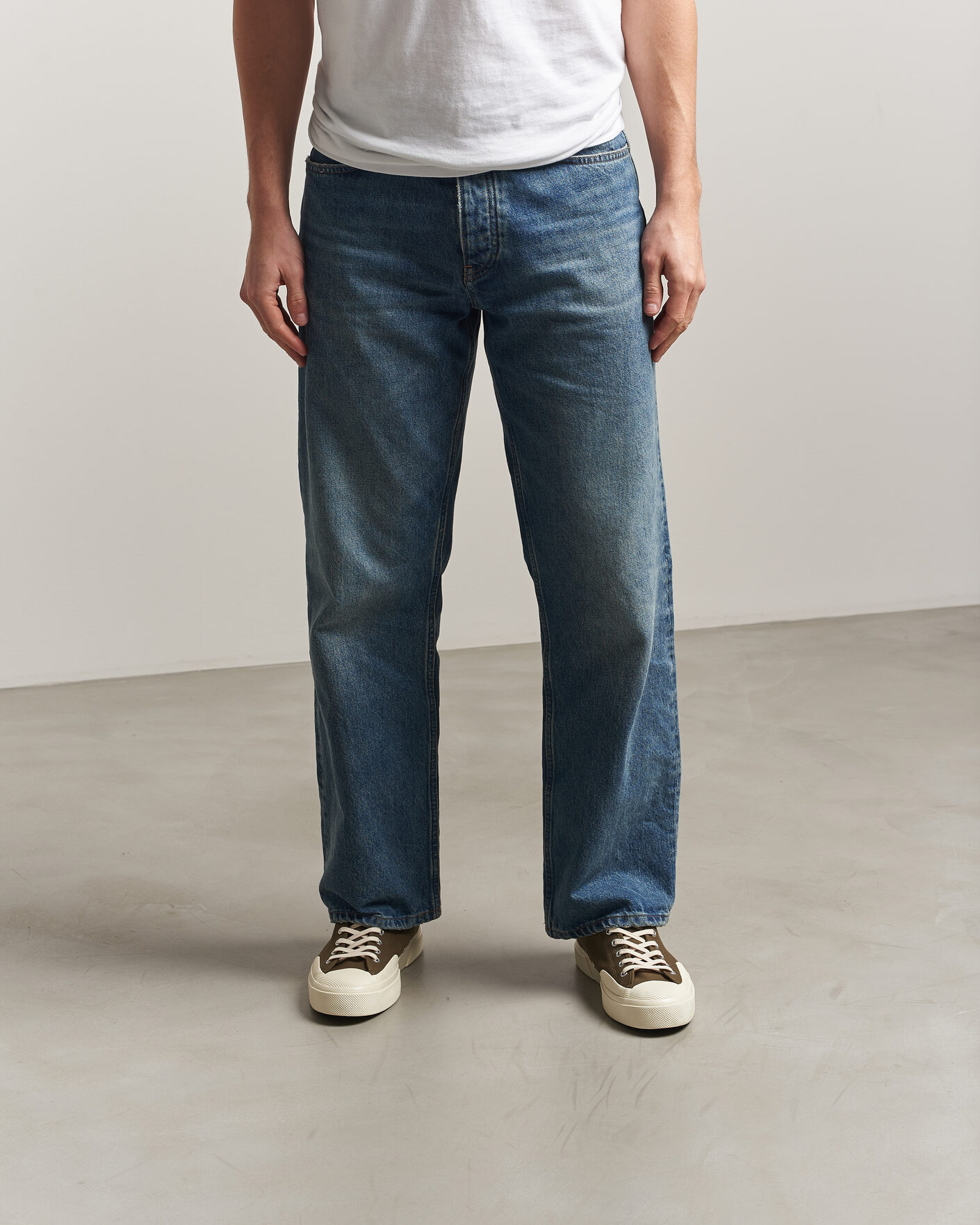 Herre | Sneakers | Superga | 2432 Works Low Cut Canvas Green