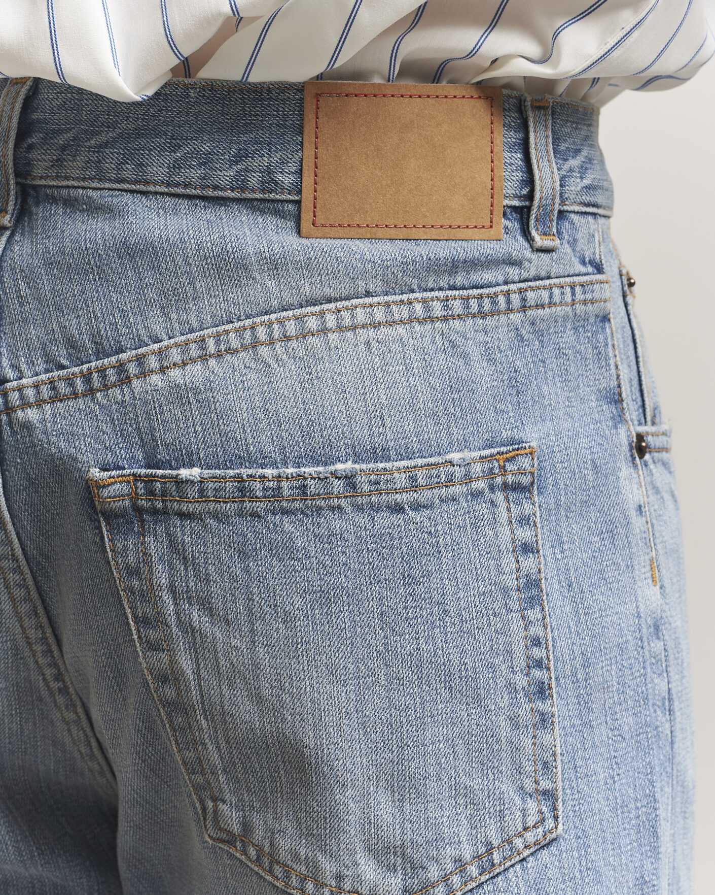 Herre | Jeans | Jeanerica | VM009 Vega Jeans Light Blue Righe