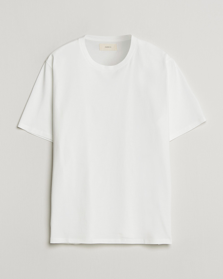 Herre | T-Shirts | Jeanerica | Delon Crew Neck T-Shirt Natural White