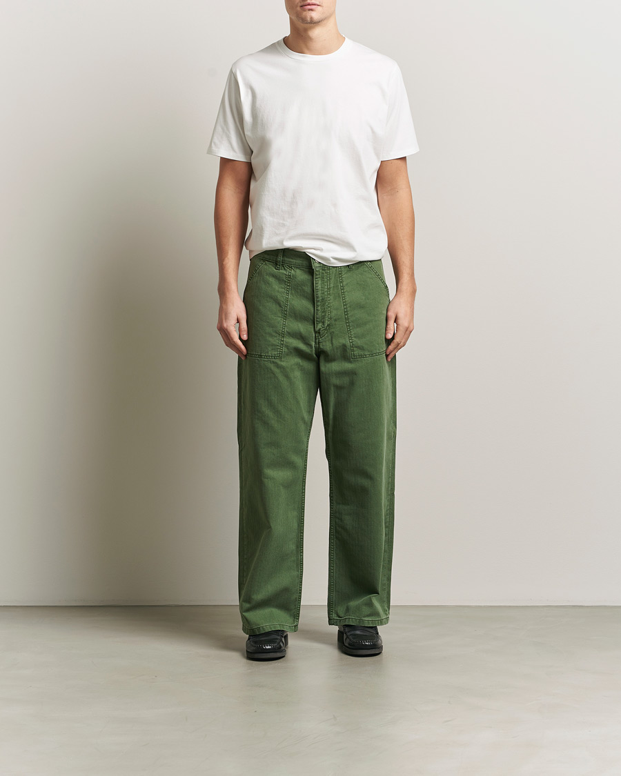 Herre | T-Shirts | Jeanerica | Delon Crew Neck T-Shirt Natural White