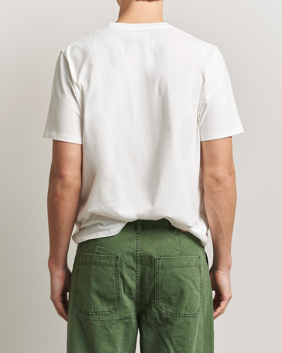 Herre | T-Shirts | Jeanerica | Delon Crew Neck T-Shirt Natural White