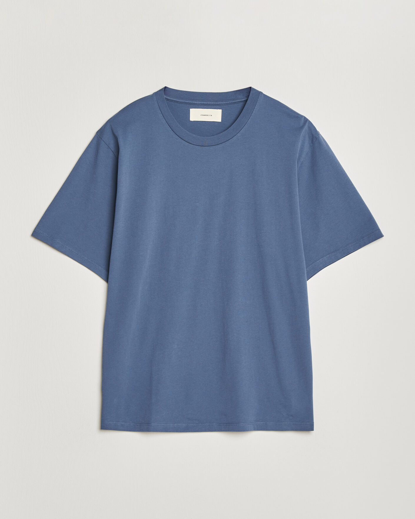 Herre | T-Shirts | Jeanerica | Delon Crew Neck T-Shirt Blue