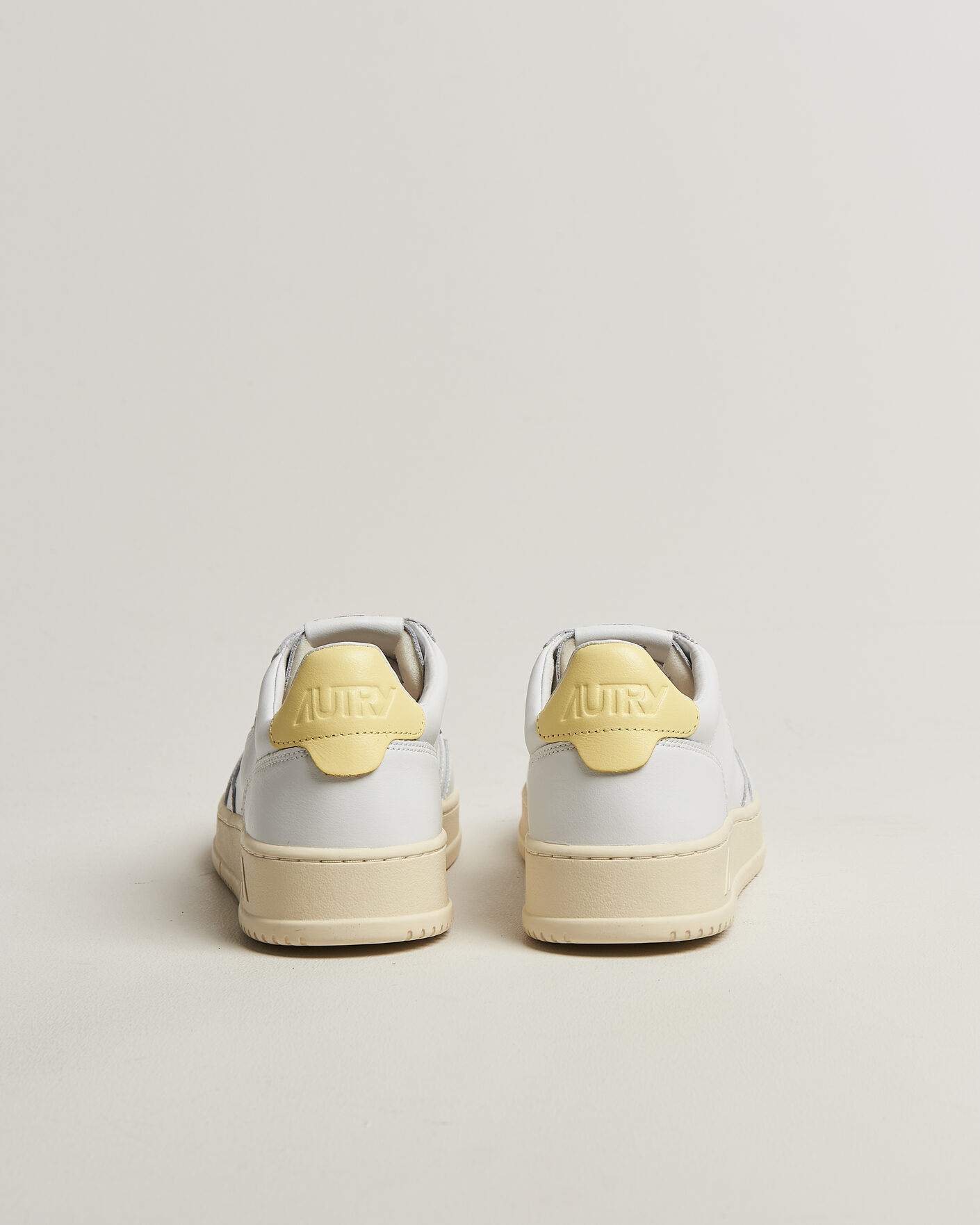 Herre | Sneakers | Autry | Medalist Low Sneaker White/Lemon Meringue