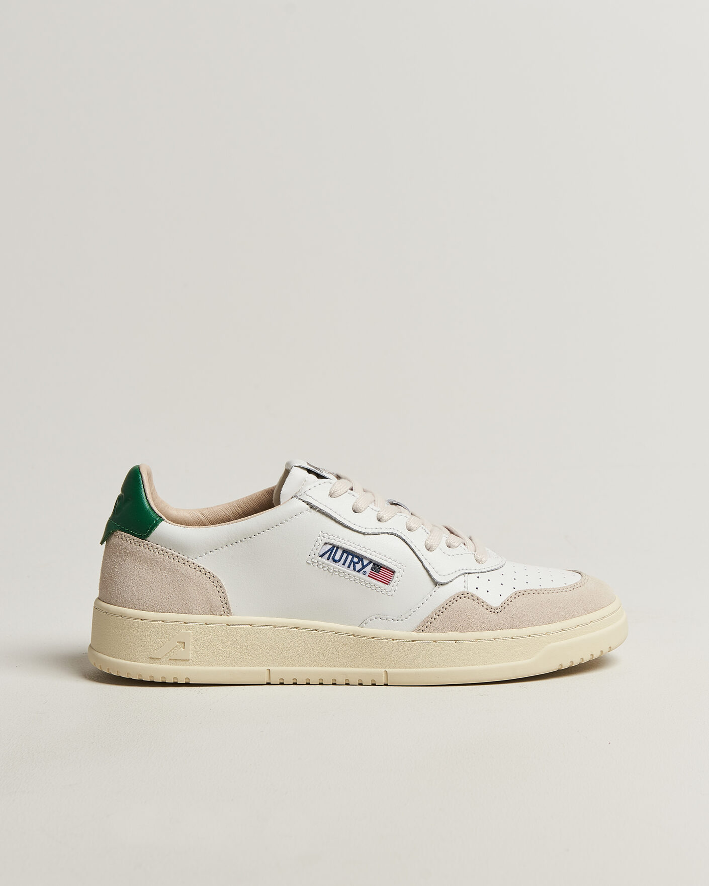 Herre | Sneakers | Autry | Medalist Low Leather/Suede Sneaker White/Amazon