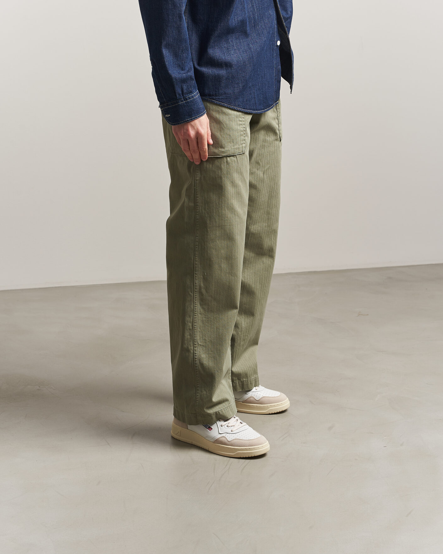 Herre | Sneakers | Autry | Medalist Low Leather/Suede Sneaker White/Amazon