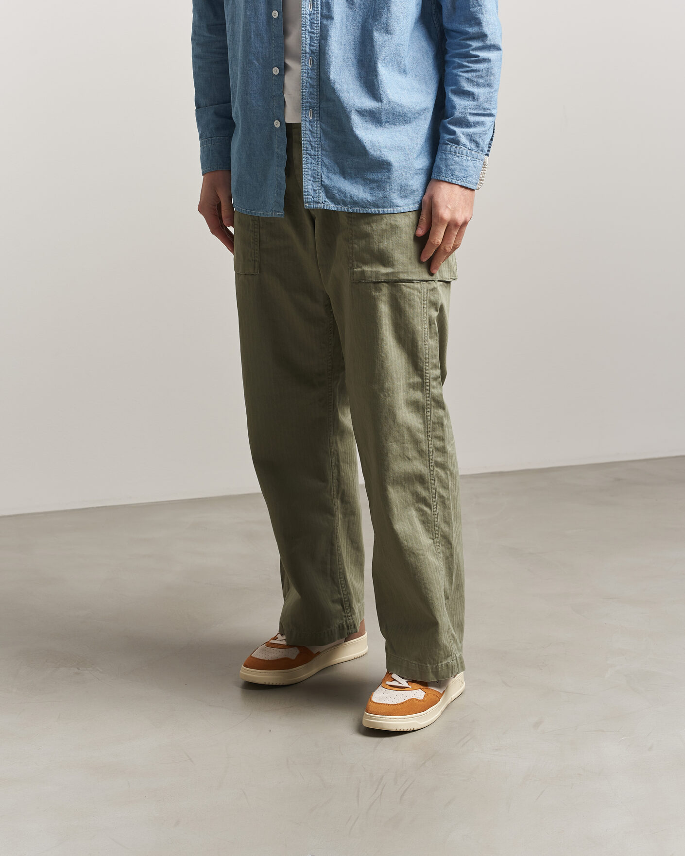 Herre | Sneakers | Autry | Medalist Low Suede Mix Sneaker Antilop/White/Brown