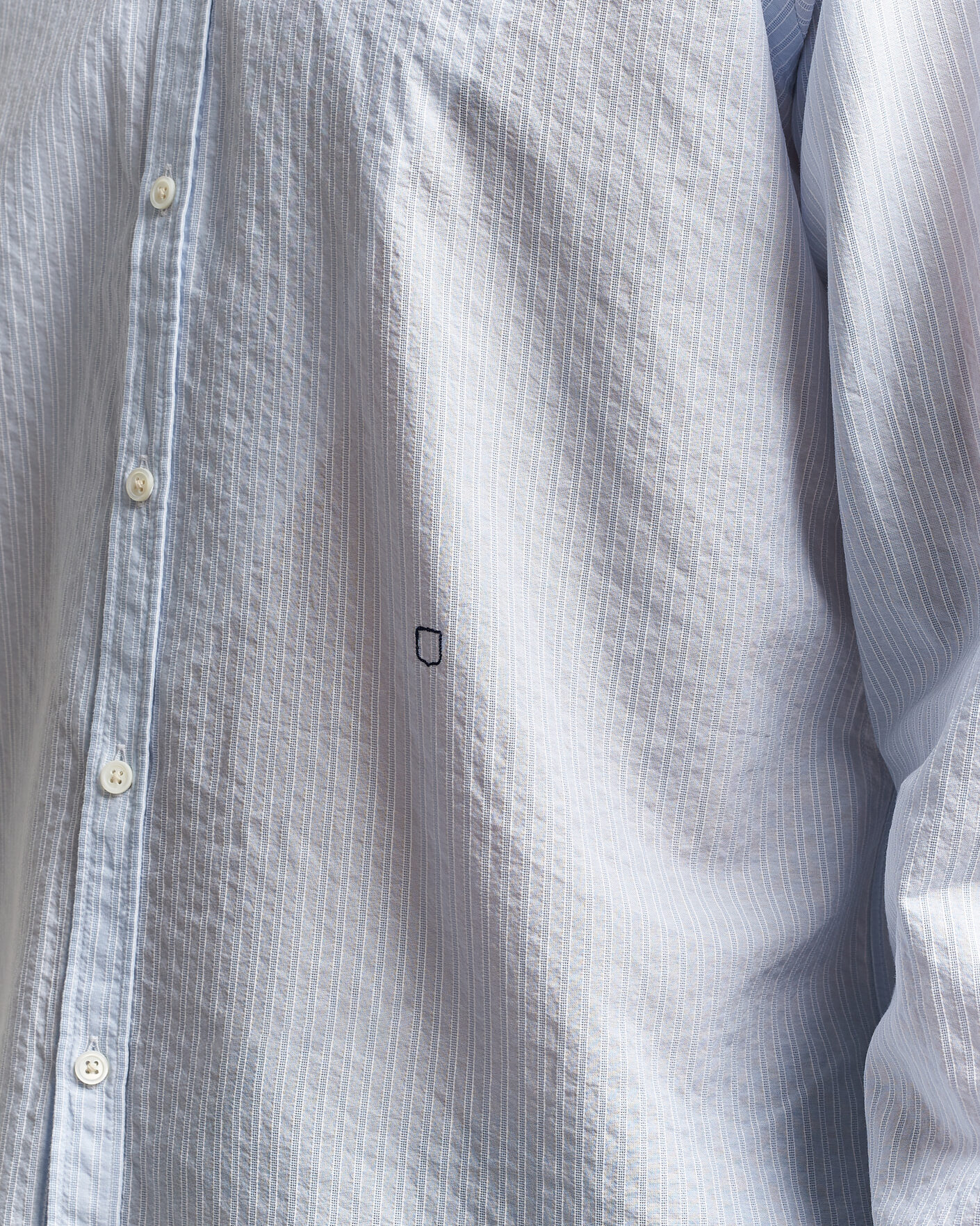 Herre | Skjorter | Massimo Alba | Genova Striped Shirt Sky Blue
