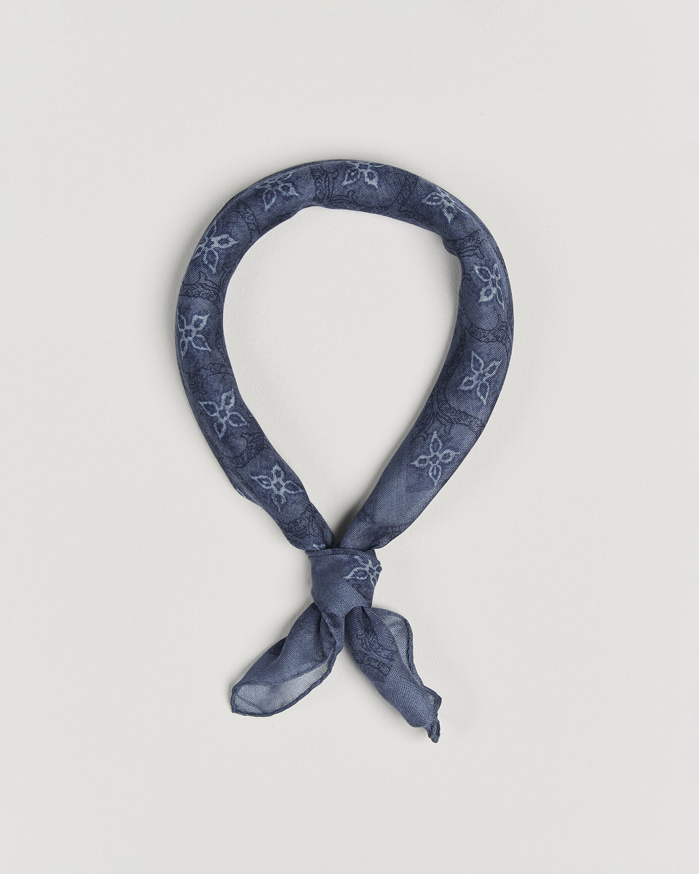 Herre | Scarves | Massimo Alba | Cashmere/Silk Bandana Navy