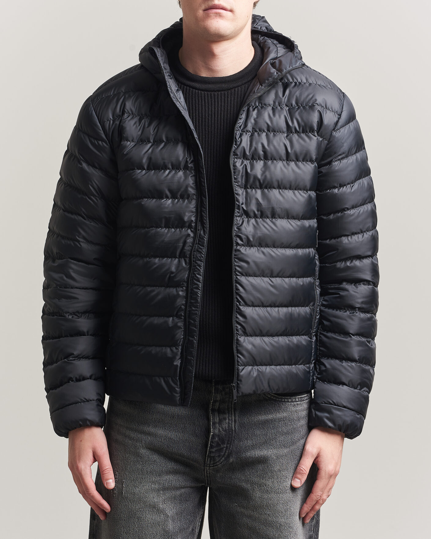 Herre | Jakker | Canada Goose Black Label | Canada Goose Stratus Down Hoody Black