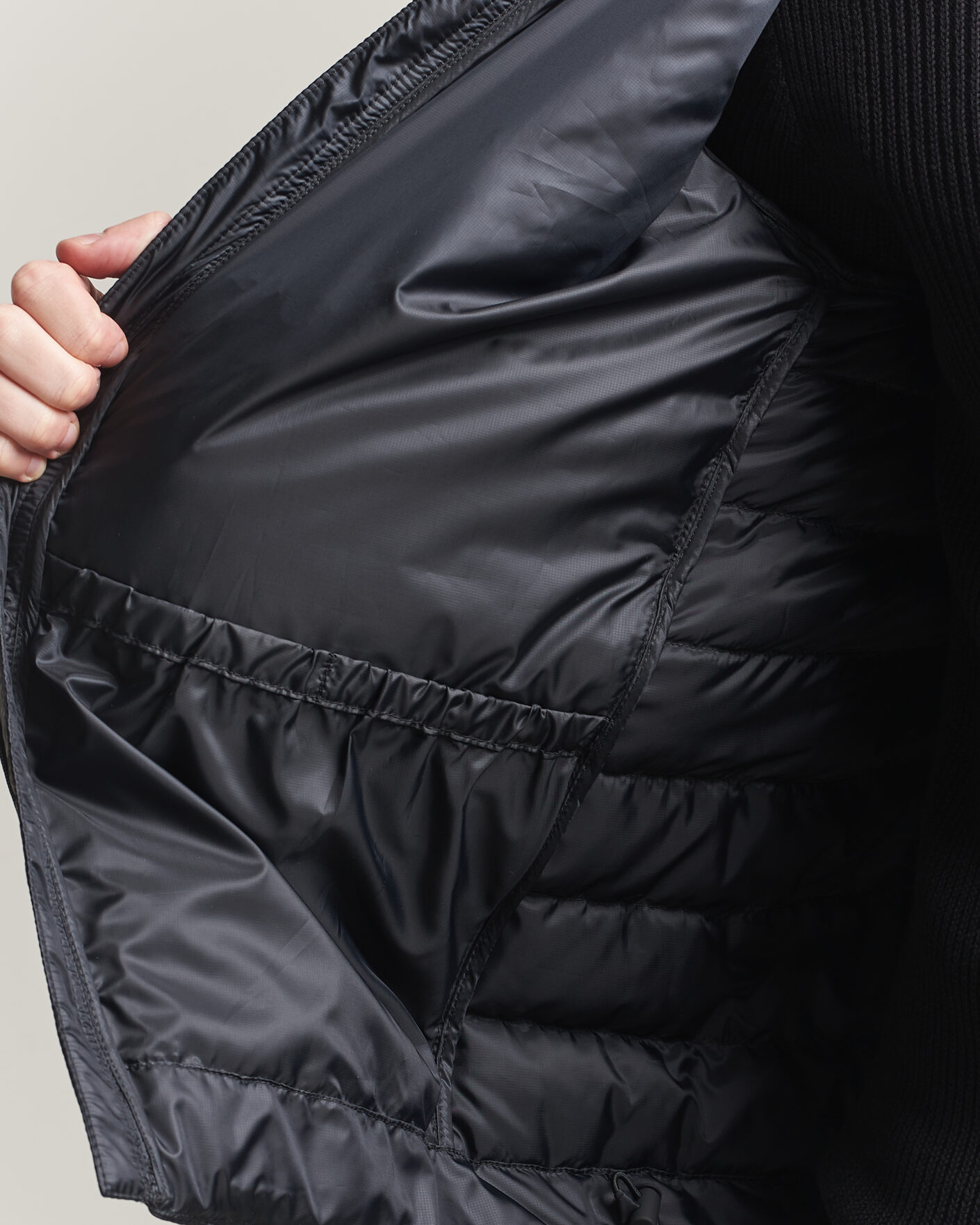 Herre | Jakker | Canada Goose Black Label | Canada Goose Stratus Down Hoody Black