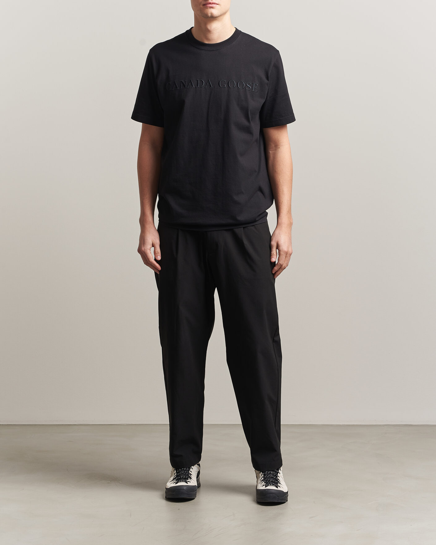 Herre | T-Shirts | Canada Goose | Vantage Wordmark T-Shirt Black