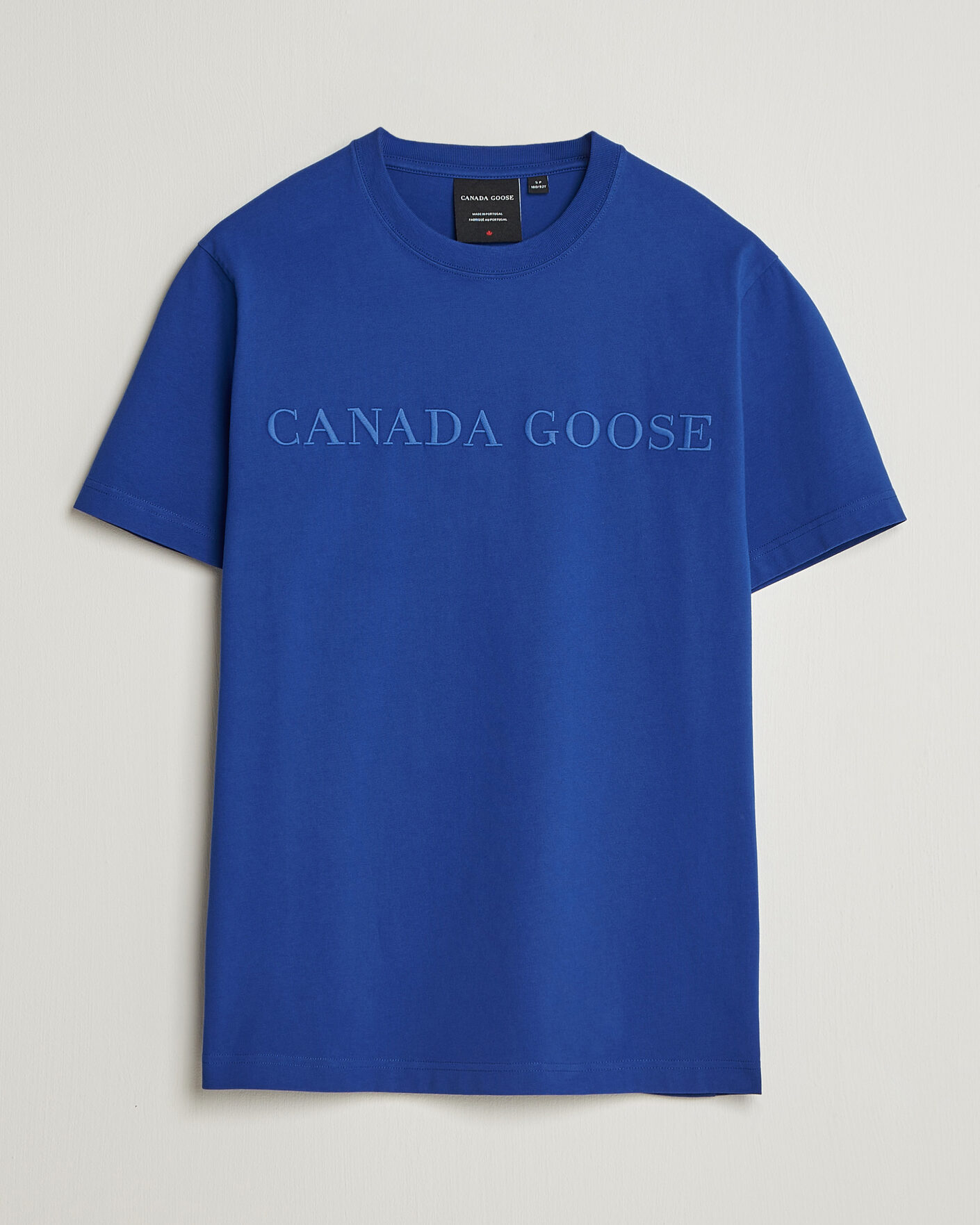 Herre | T-Shirts | Canada Goose | Vantage Wordmark T-Shirt Azurite Blue