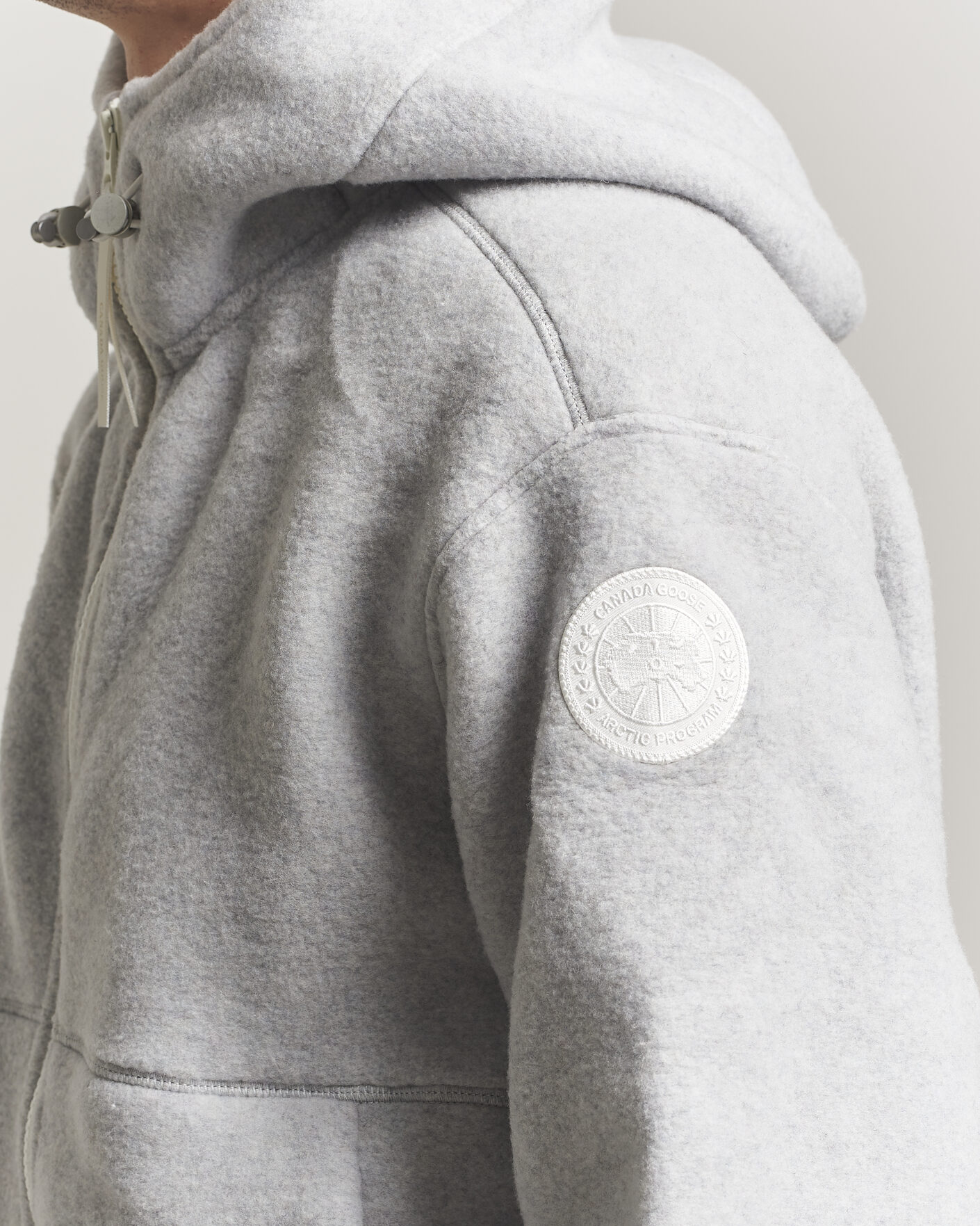 Herre | Jakker | Canada Goose | Chillwack Fleece Bomber Silverbirch Heather