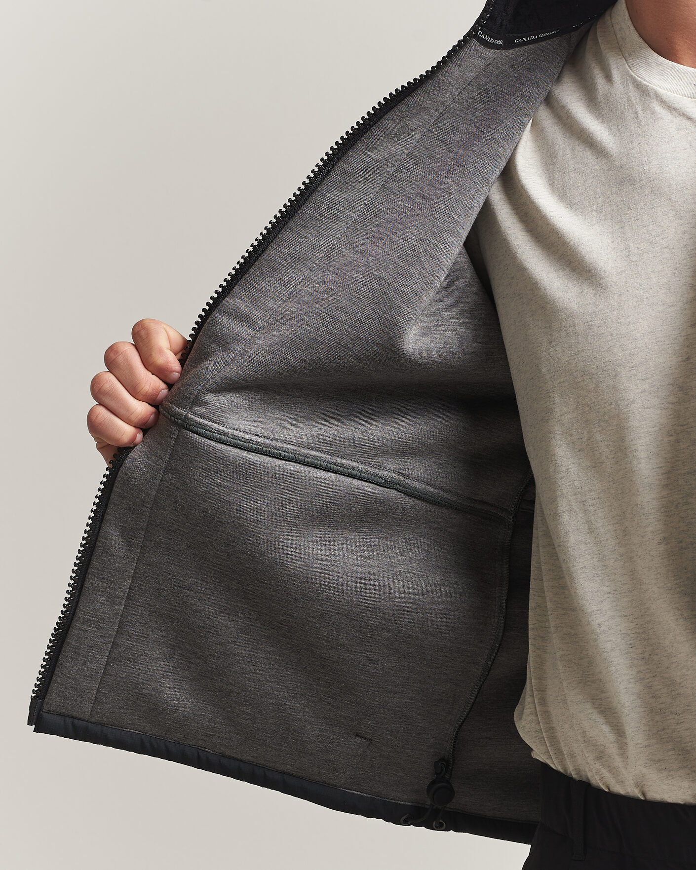 Herre | Jakker | Canada Goose | Black Label Westport Fleece Jacket Black