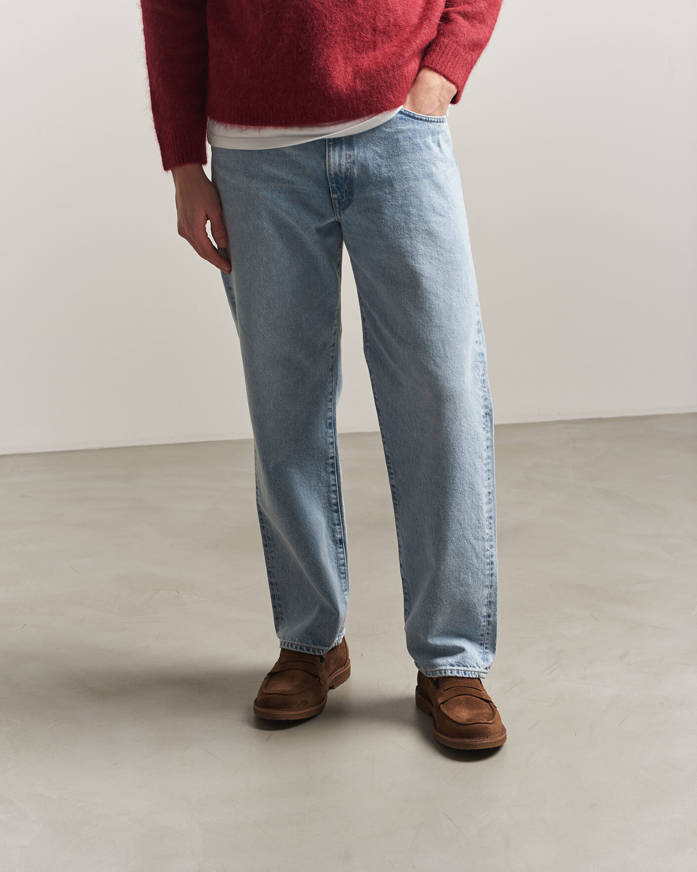 Herre | Loafers | Astorflex | Mokaflex Loafers Dark Khaki Suede