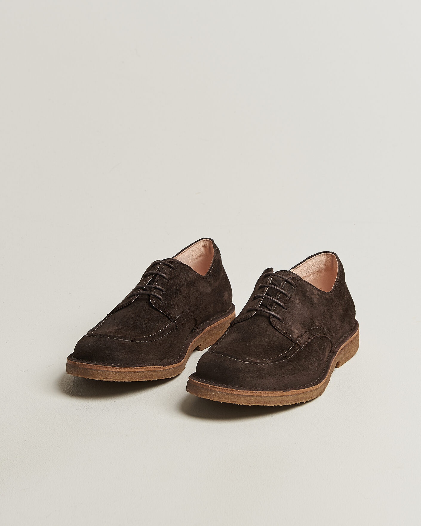 Herre | Derbys | Astorflex | Carlflex Derby Dark Brown Suede