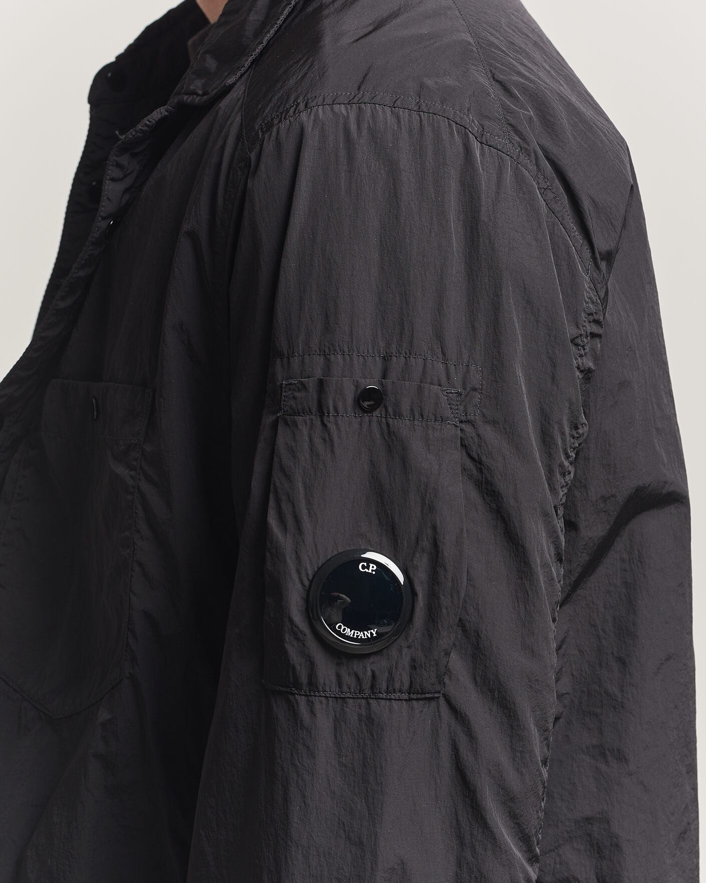 Herre | Jakker | C.P. Company | Chrome R Padded Shirt Jacket Black