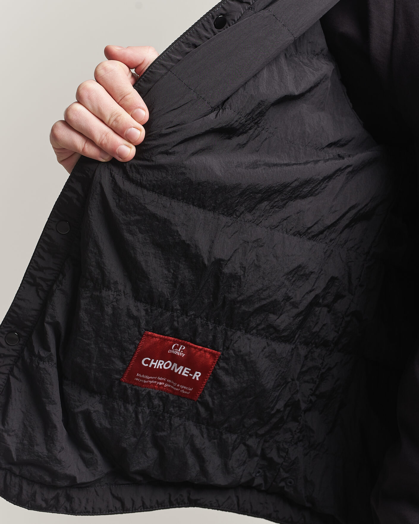 Herre | Jakker | C.P. Company | Chrome R Padded Shirt Jacket Black