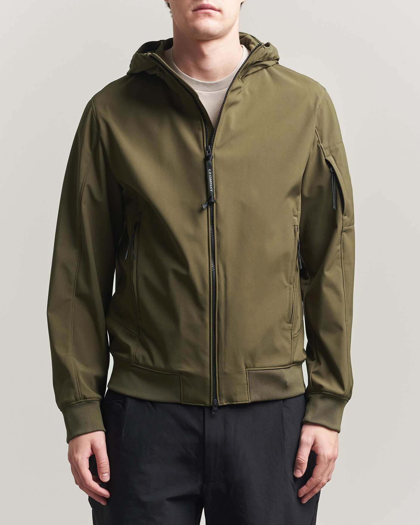 Herre | Jakker | C.P. Company | Shell R Hooded Jacket Dark Green