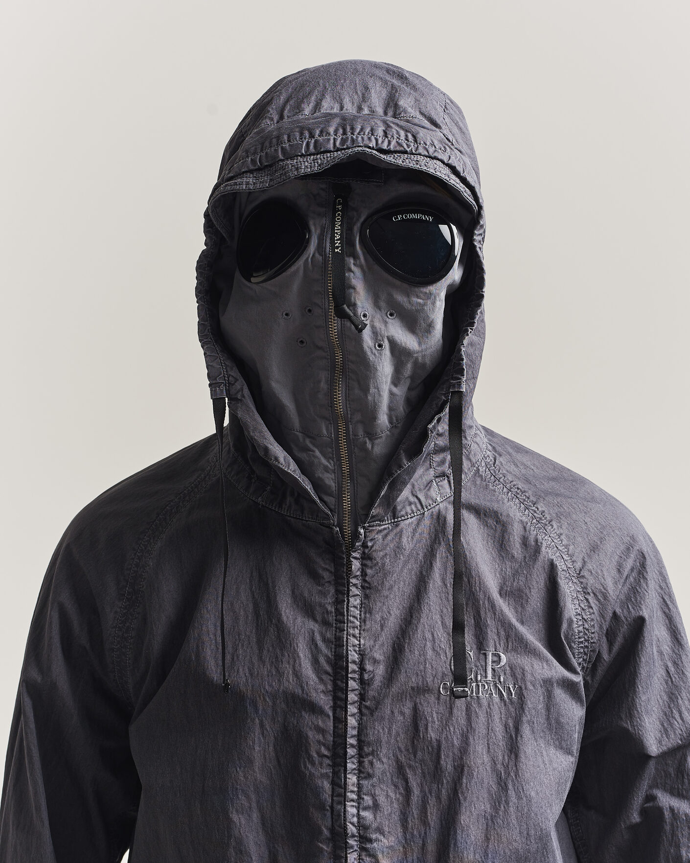 Herre | Jakker | C.P. Company | 50 Fili Wax Hood Jacket Black