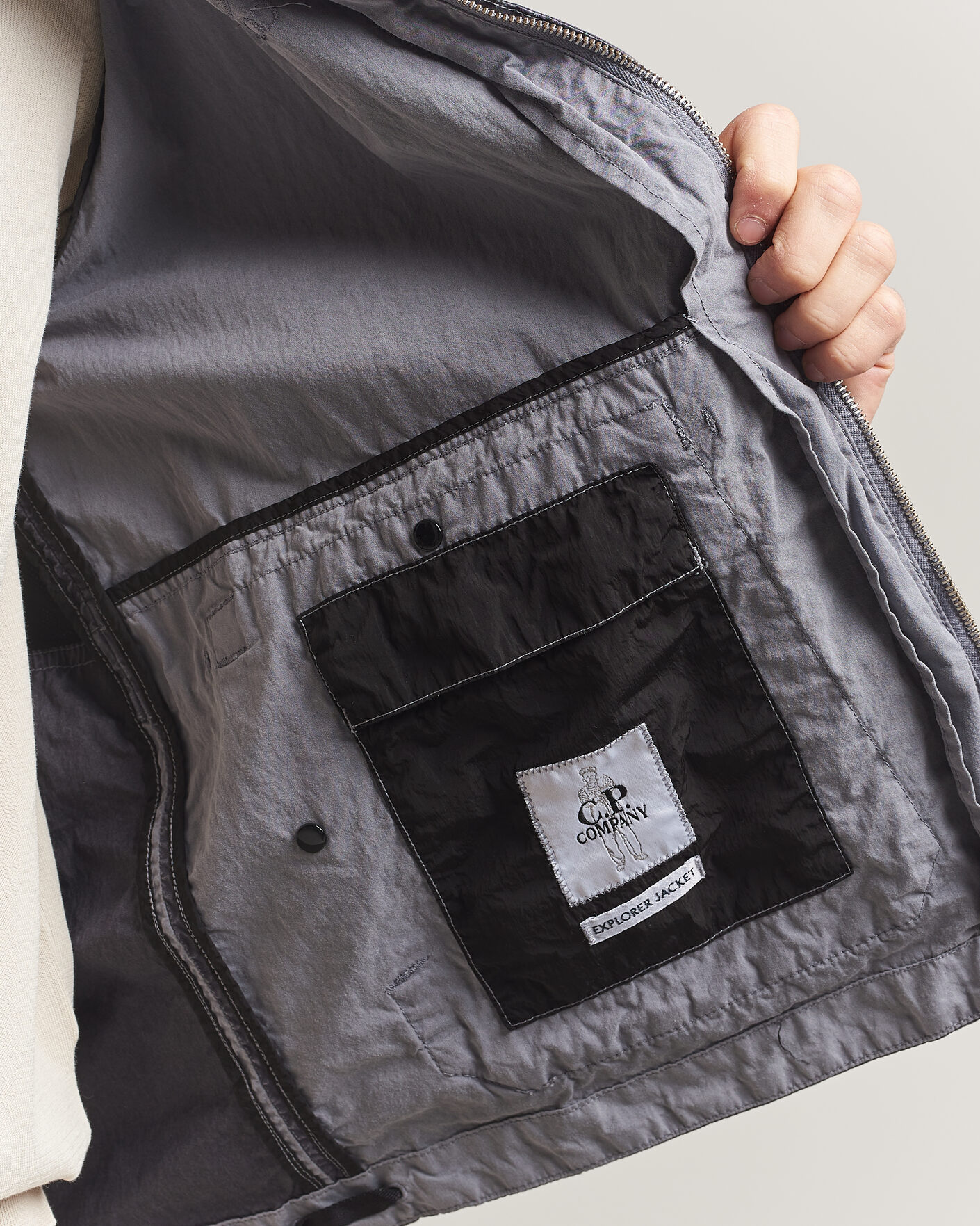 Herre | Jakker | C.P. Company | 50 Fili Wax Hood Jacket Black