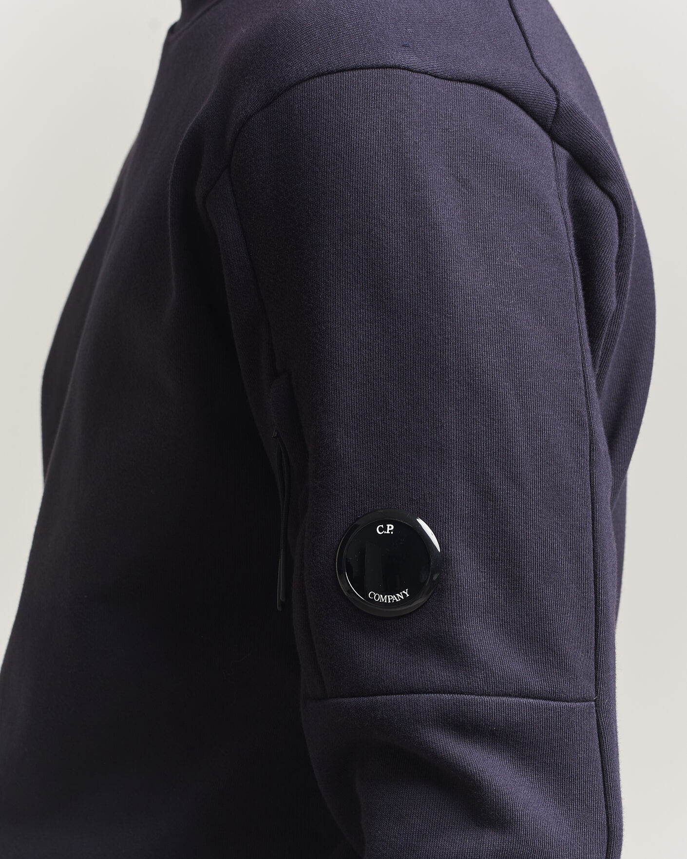 Herre | Gensere | C.P. Company | Diagonal Raised Fleece Lens Sweatshirt Navy
