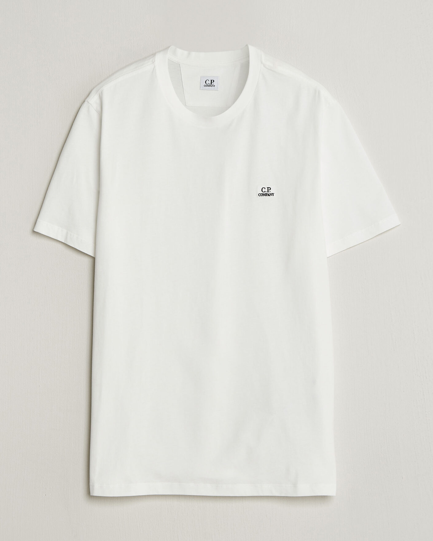 Herre | T-Shirts | C.P. Company | Short Sleeve Small Logo T-Shirt White