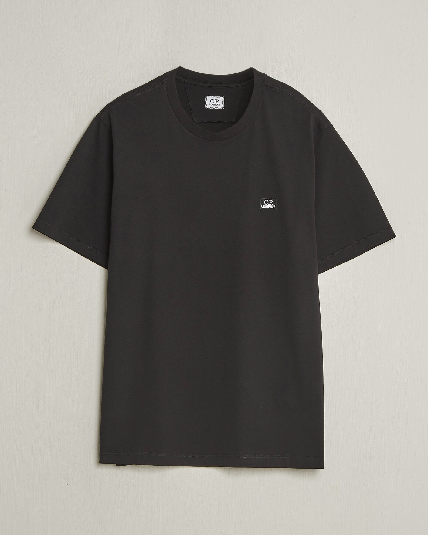Herre | T-Shirts | C.P. Company | Short Sleeve Small Logo T-Shirt Black