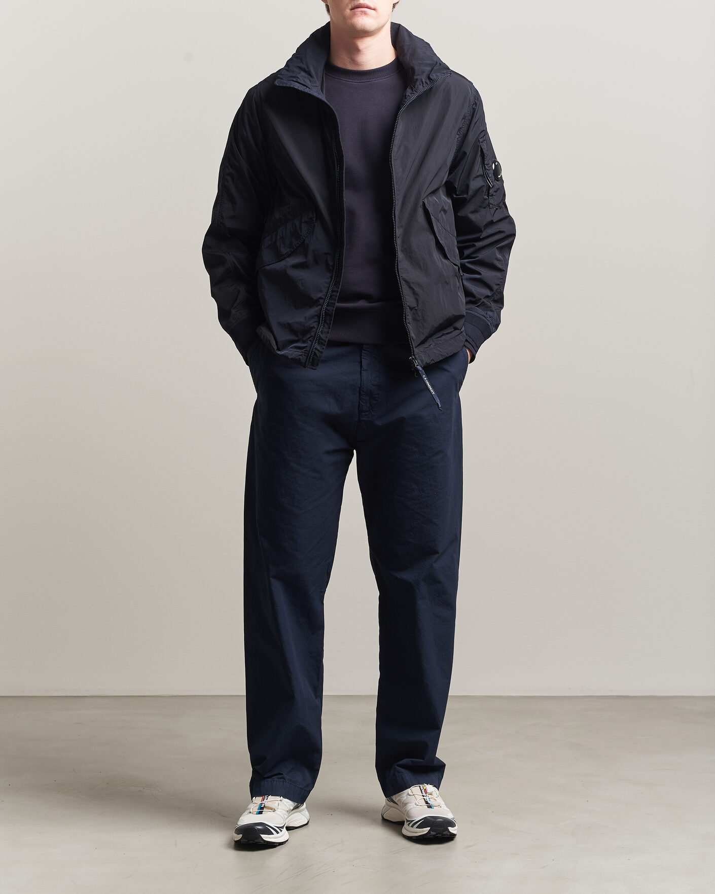 Herre | Bukser | C.P. Company | Micro Reps Drawstring Pants Navy