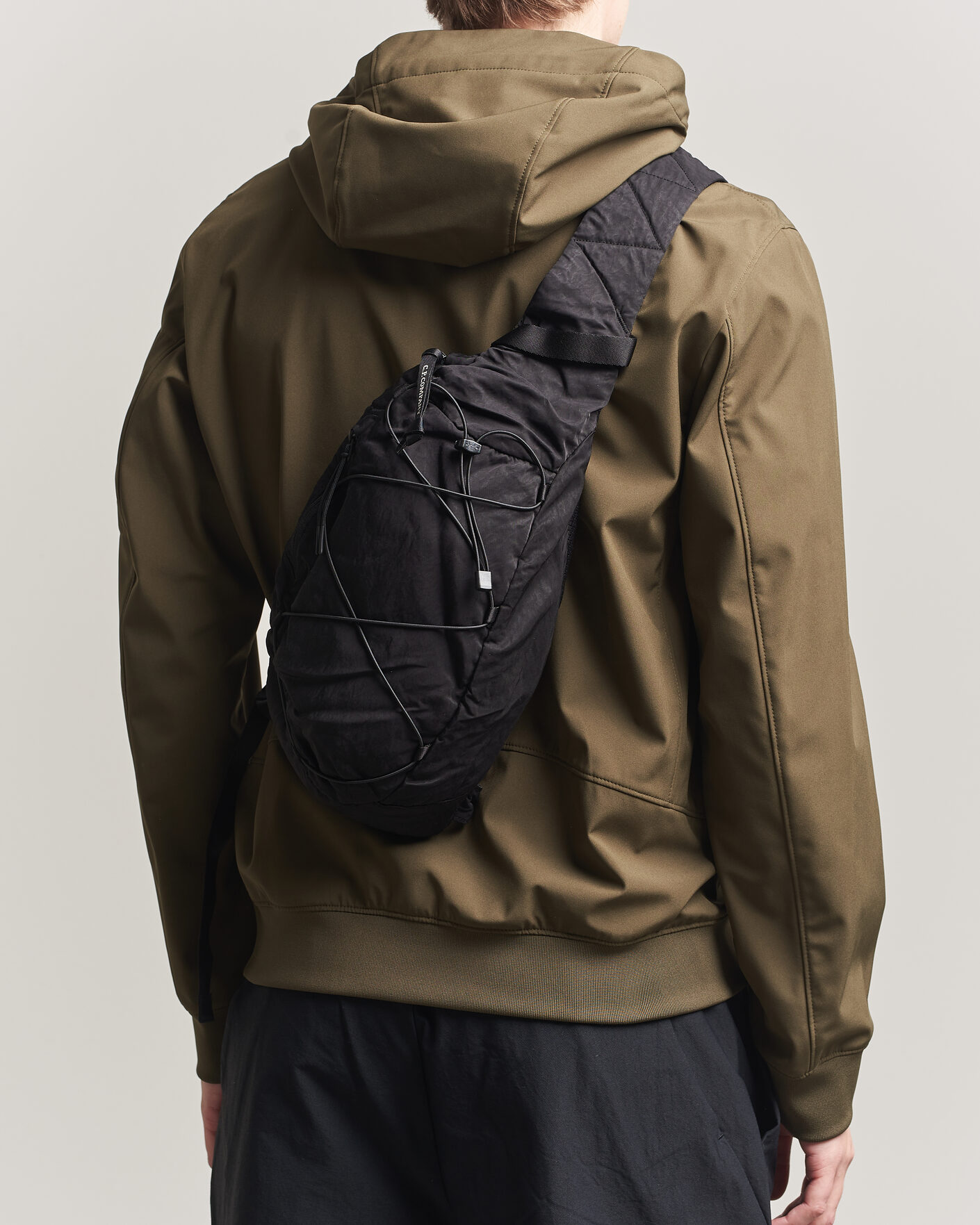 Herre | Vesker | C.P. Company | Nylon B Accessories Shoulder Bag Black
