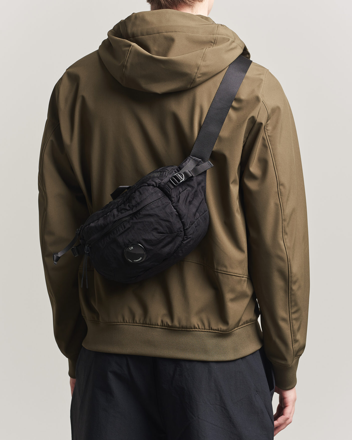 Herre | Vesker | C.P. Company | Nylon B Small Accessorie Bag Black