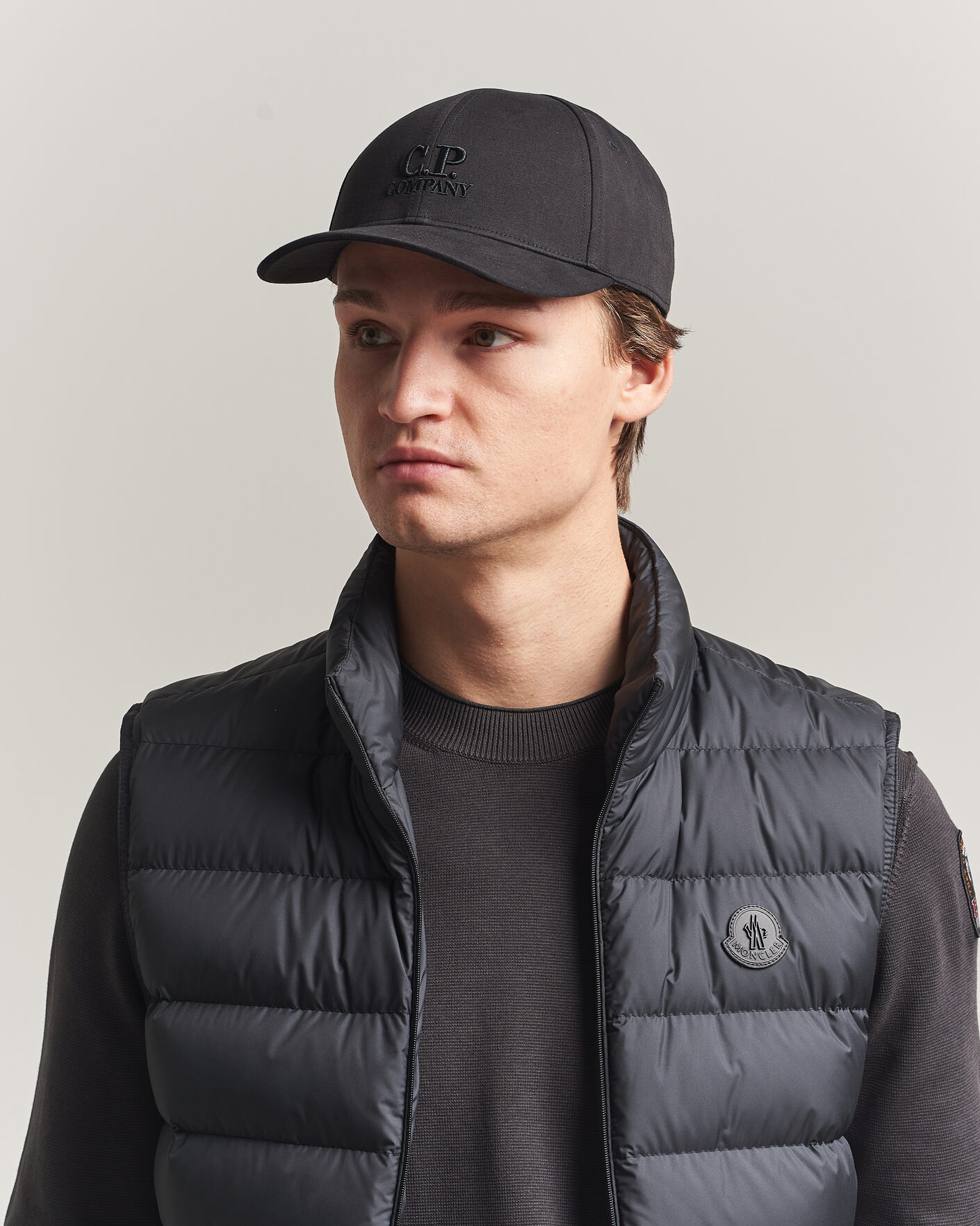 Herre | Hatter og capser | C.P. Company | Cotton Gabardine Cap Black