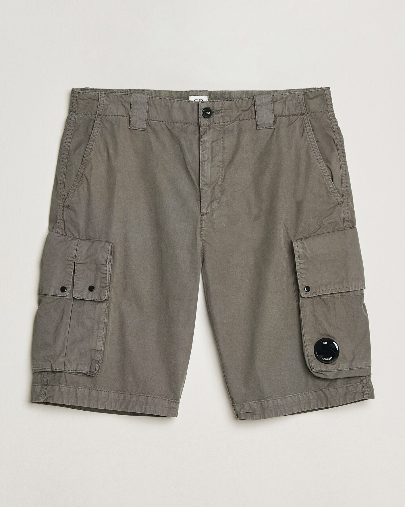 Herre | Shorts | C.P. Company | Cotton Gabardine Cargo Shorts Washed Black