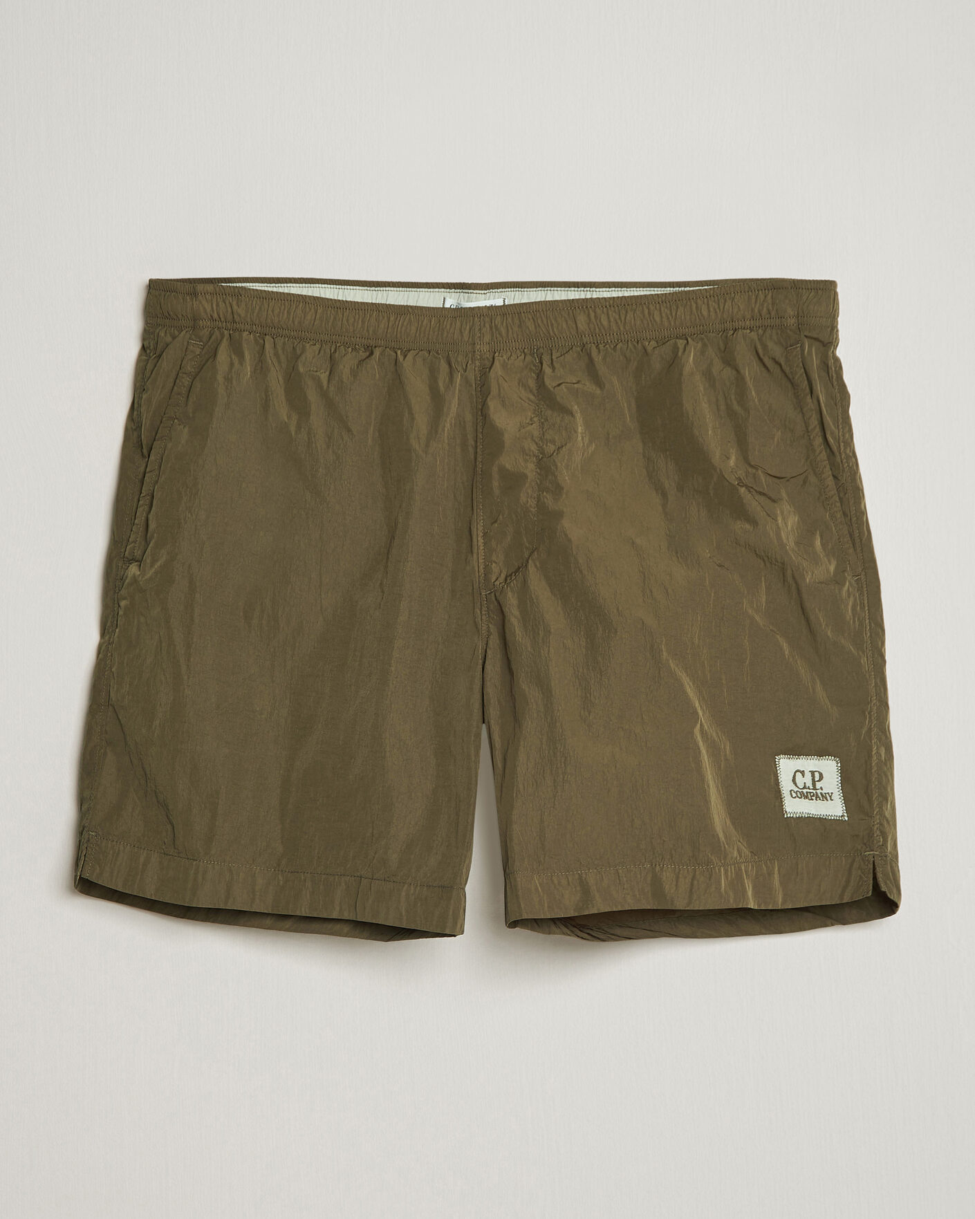 Herre | Badeshorts | C.P. Company | Eco Chrome Logo Swimshorts Olive