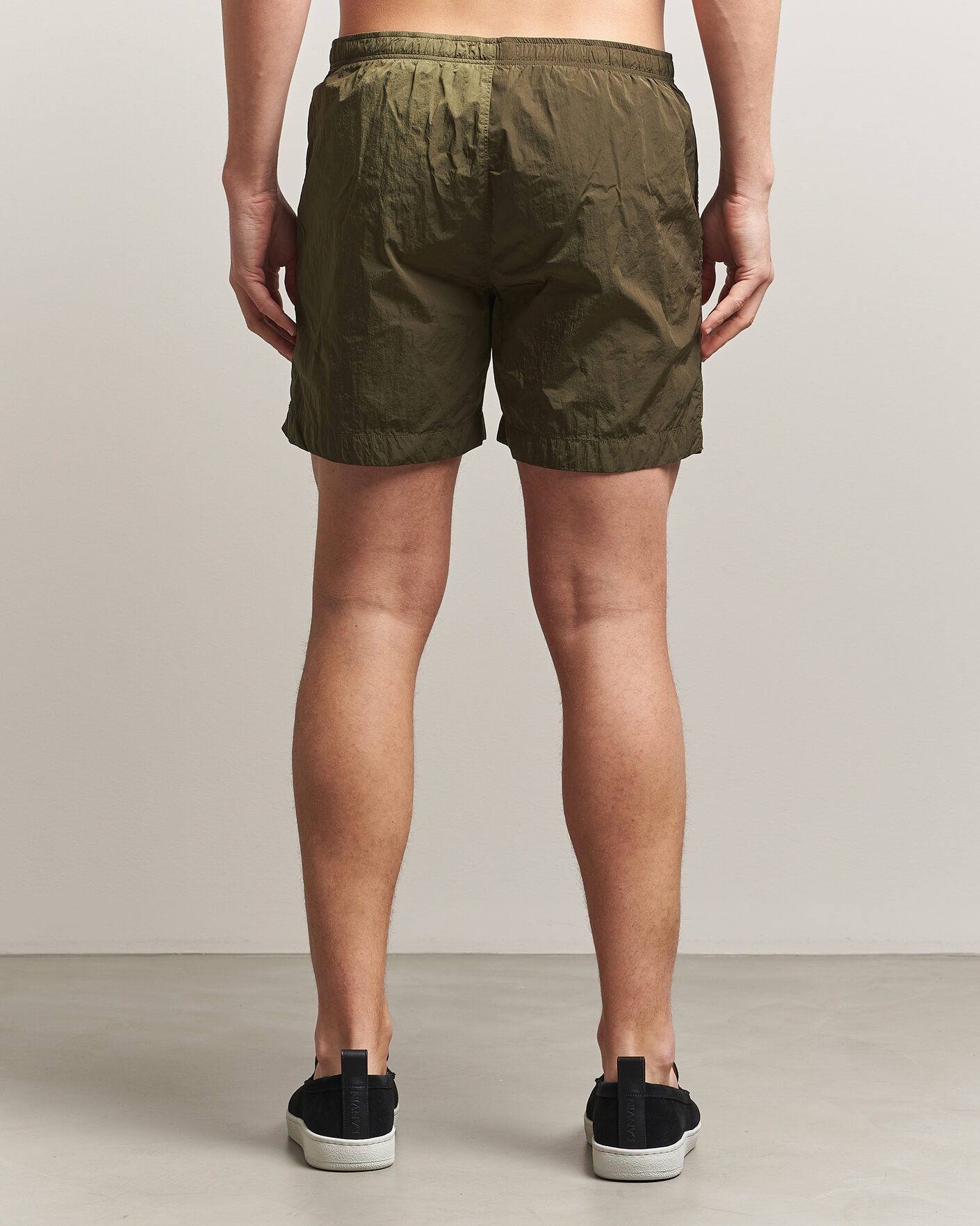 Herre | Badeshorts | C.P. Company | Eco Chrome Logo Swimshorts Olive
