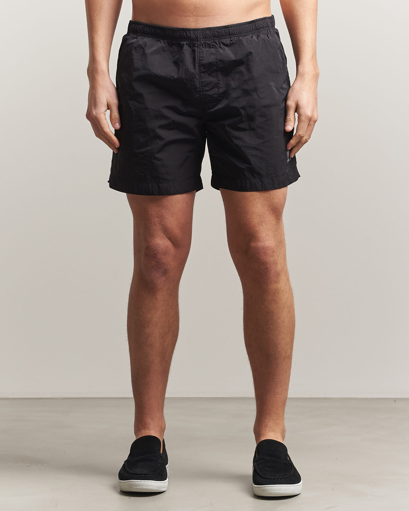 Herre | Badeshorts | C.P. Company | Eco Chrome Logo Swimshorts Black