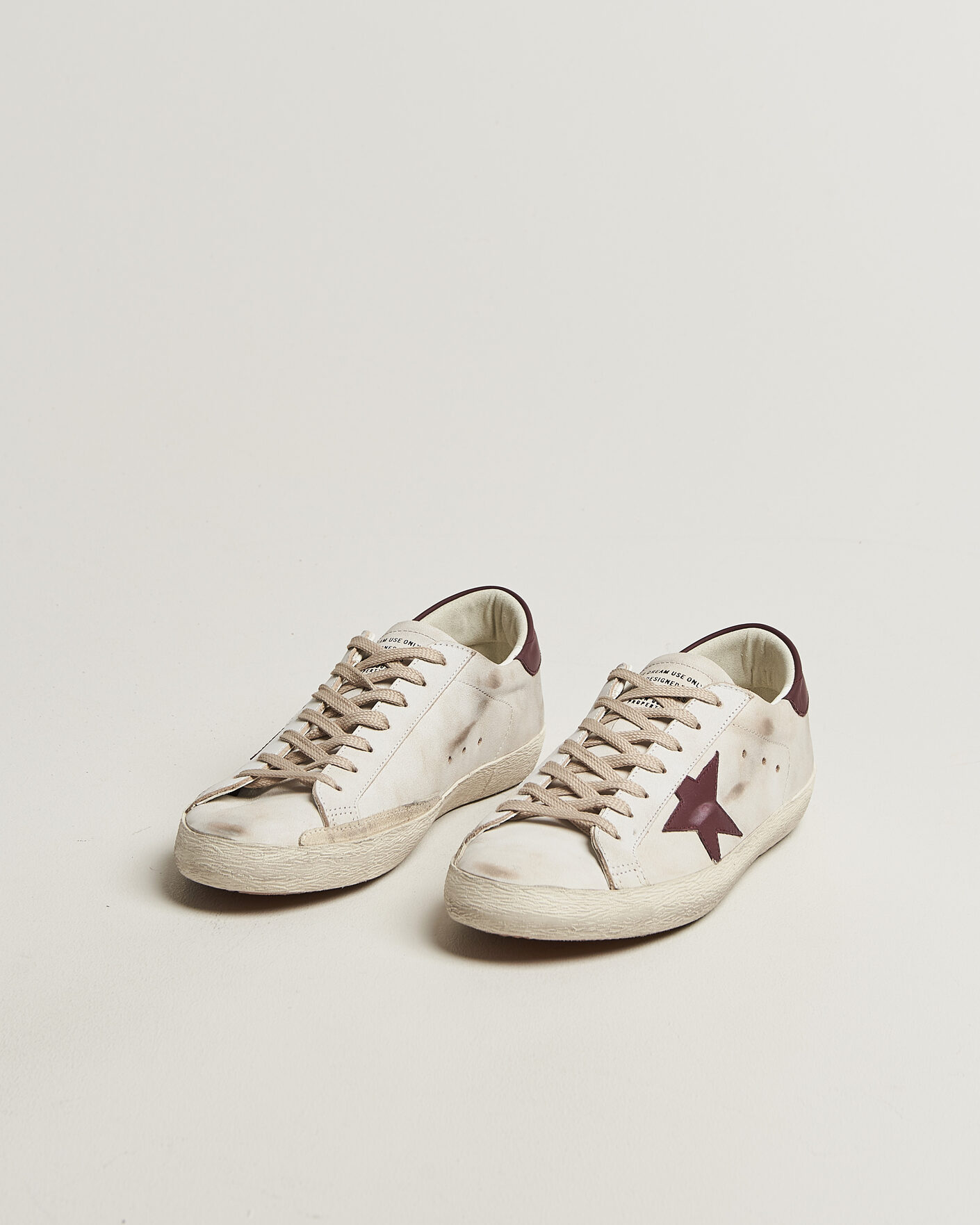 Herre | Sneakers | Golden Goose | Super-Star Sneakers White/Red