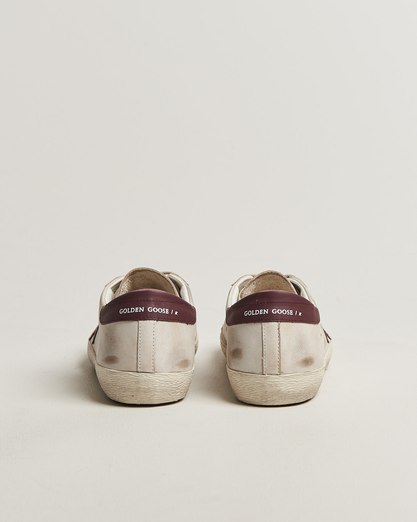 Herre | Sneakers | Golden Goose | Super-Star Sneakers White/Red