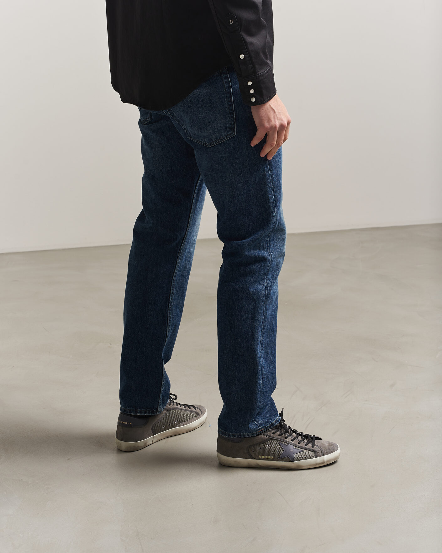 Herre | Golden Goose Super-Star Sneakers Dark Grey | Golden Goose | Super-Star Sneakers Dark Grey