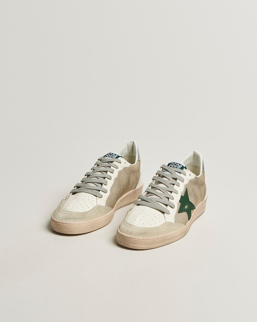 Herre | Sneakers | Golden Goose | Ball Star Sneakers White/Green
