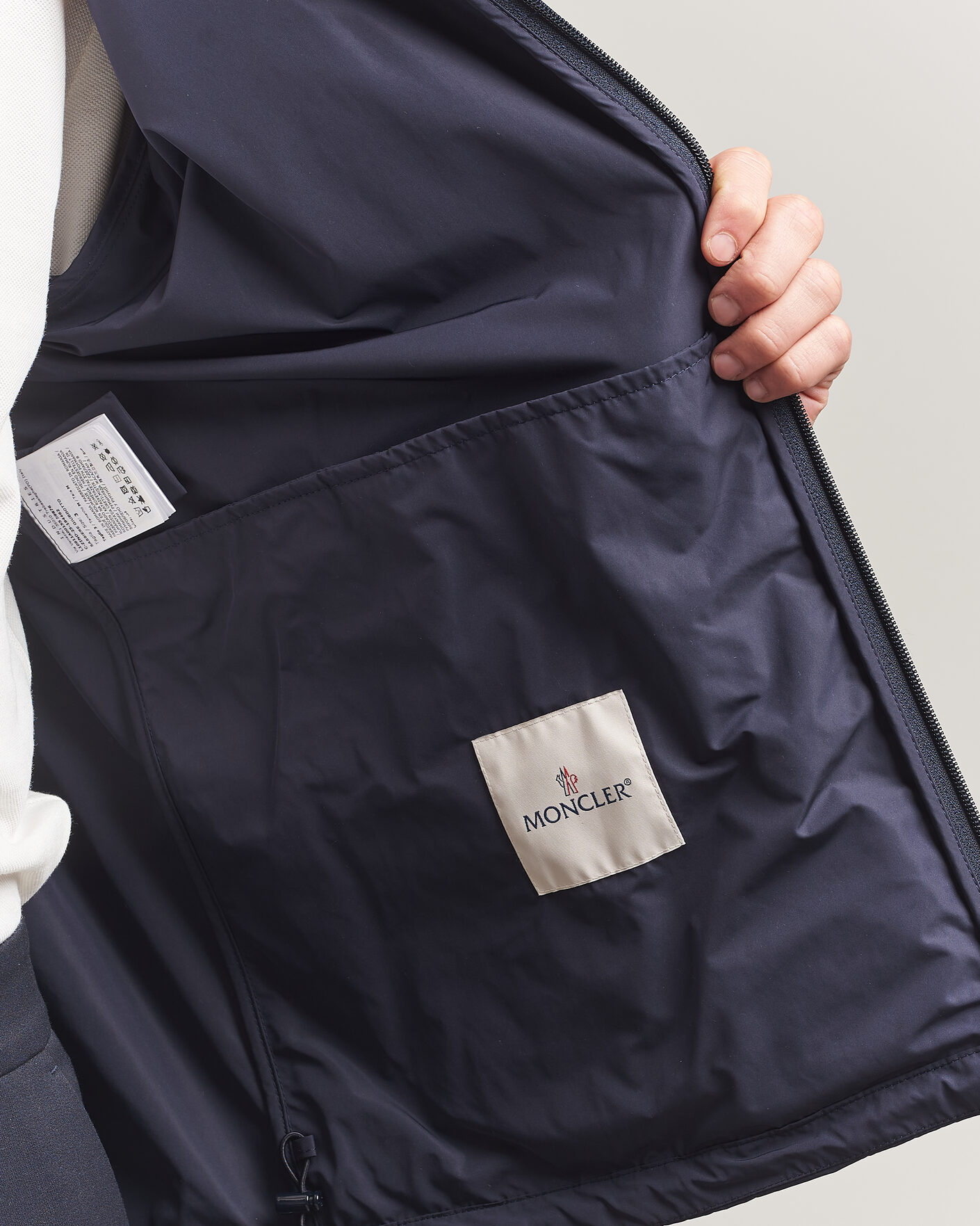 Herre | Jakker | Moncler | Sassiere Hooded Jacket Navy