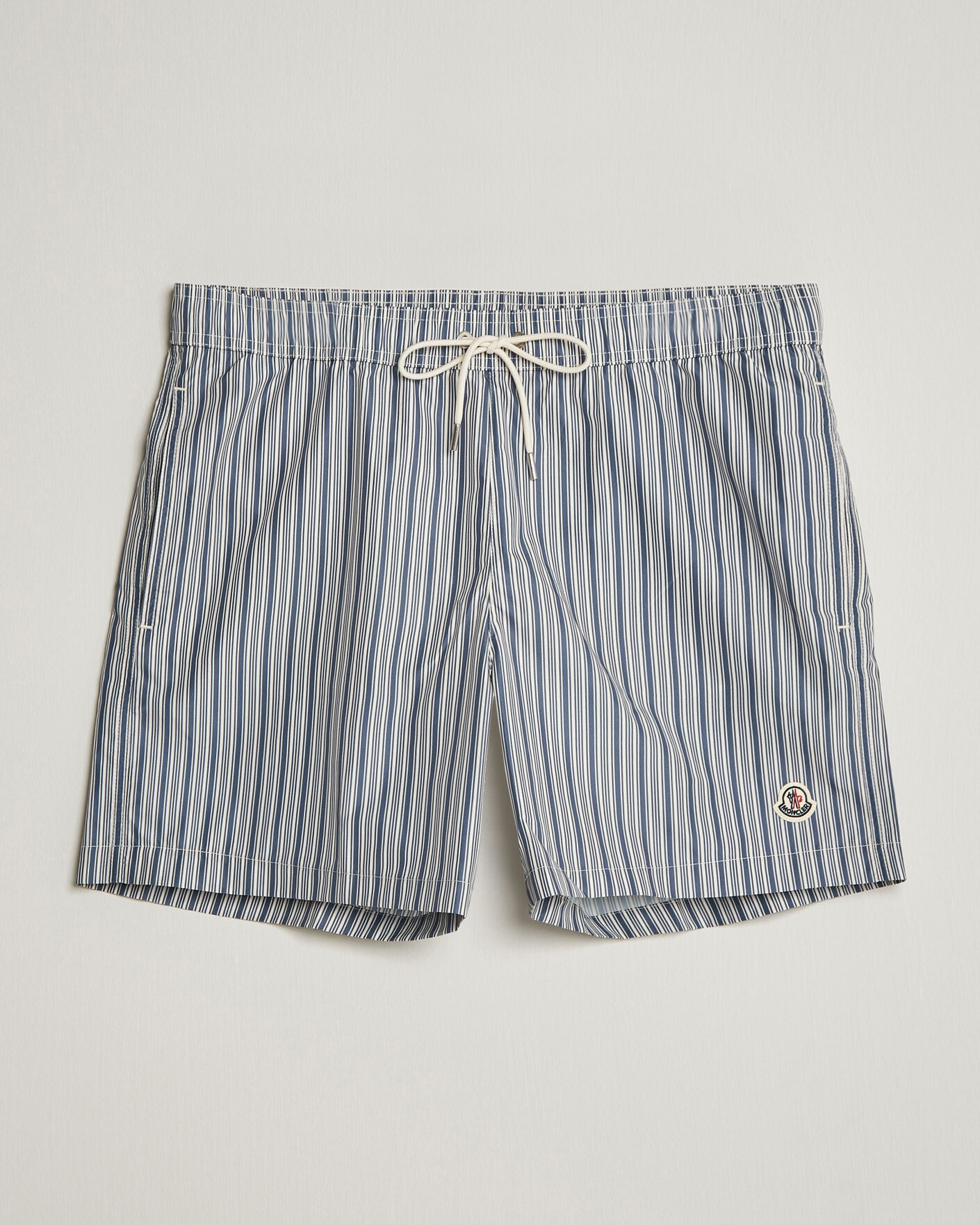 Herre | Badeshorts | Moncler | Nylon Swim Shorts Blue Stripe