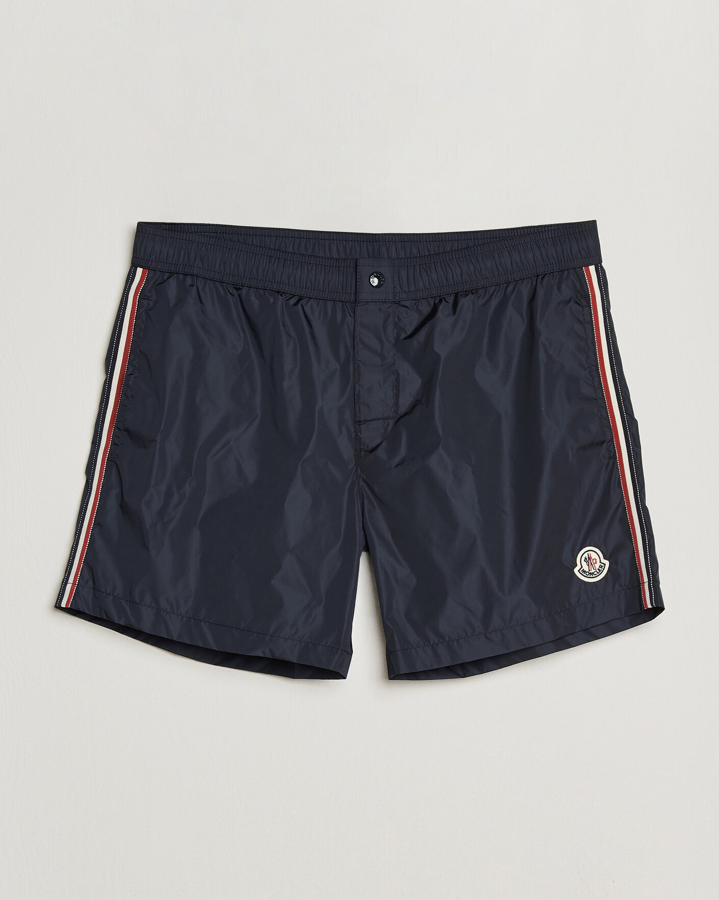Herre | Badeshorts | Moncler | Contrast Band Swim Shorts Navy