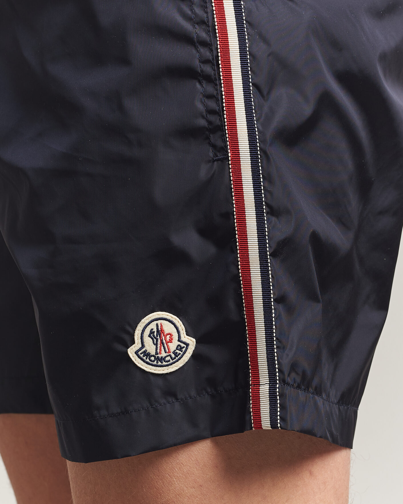 Herre | Badeshorts | Moncler | Contrast Band Swim Shorts Navy
